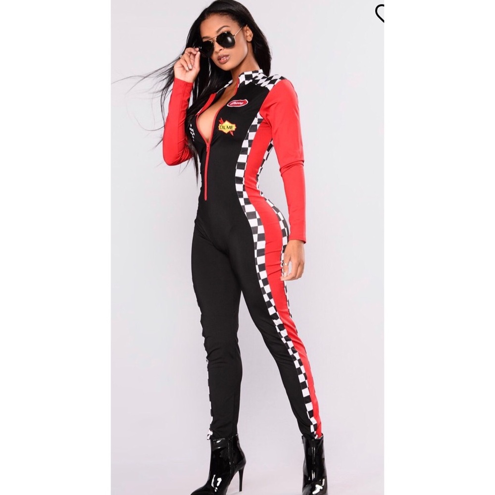 Burning Rubber - Racecar Halloween Costume